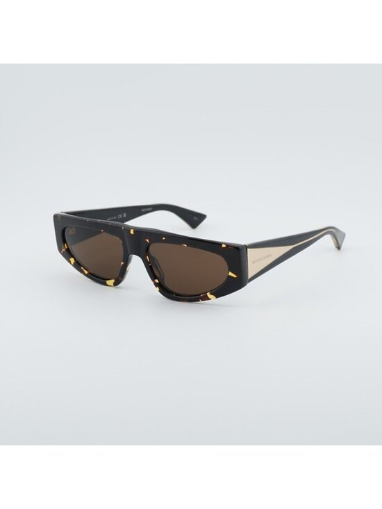 Bottega Veneta BV1277S 002 Sunglasses Havana Cat Eye Frame, Brown Lenses main image 6